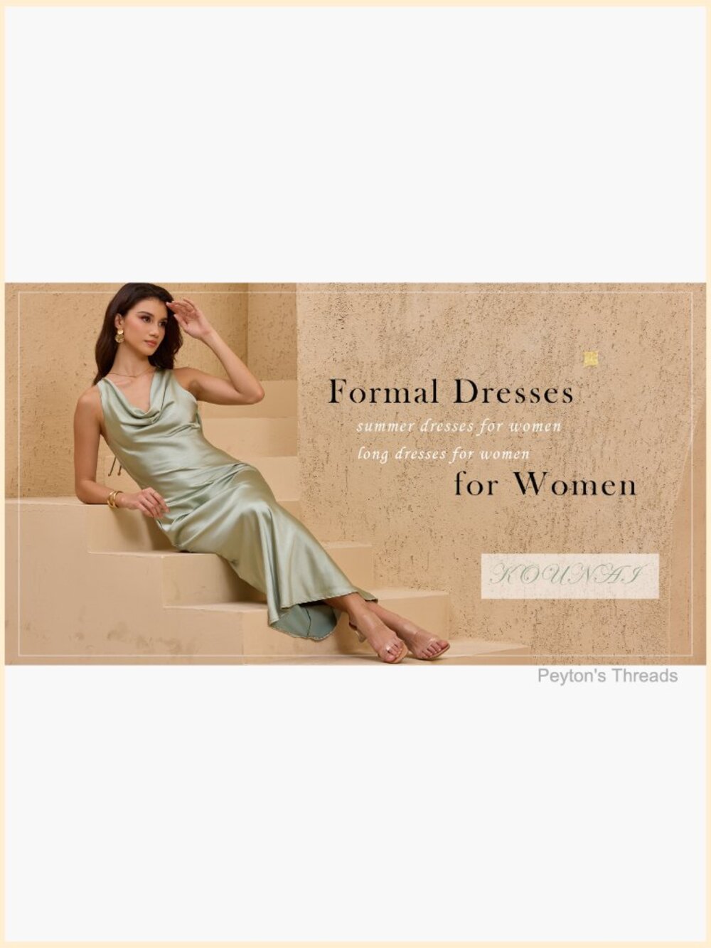 Sleeveless Satin Cowl Neck Backless Maxi Dress for Wedding Guest - Picture 4 of 7